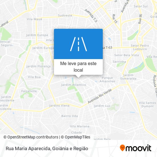 Rua Maria Aparecida mapa