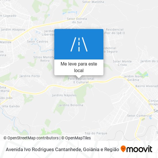 Avenida Ivo Rodrigues Cantanhede mapa