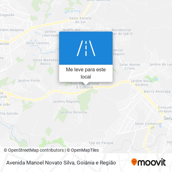Avenida Manoel Novato Silva mapa