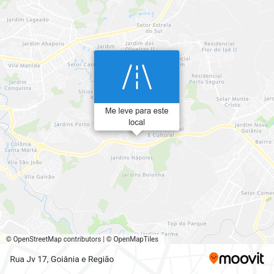 Rua Jv 17 mapa