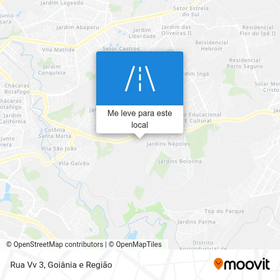 Rua Vv 3 mapa