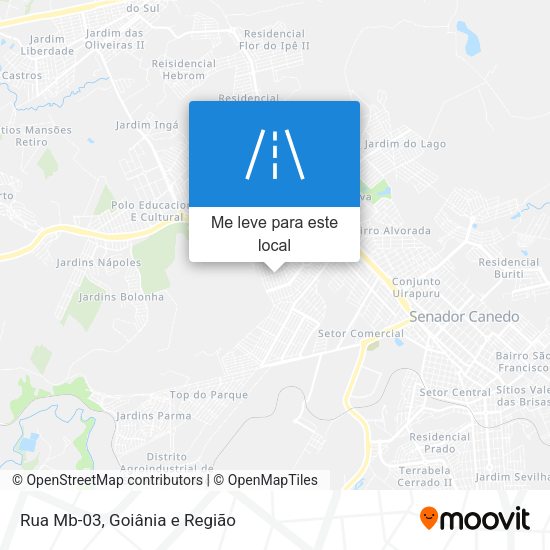 Rua Mb-03 mapa