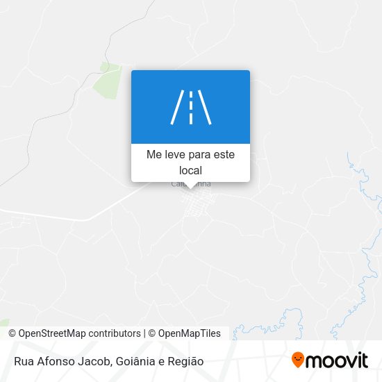 Rua Afonso Jacob mapa