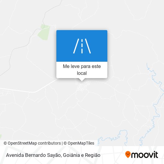 Avenida Bernardo Sayão mapa