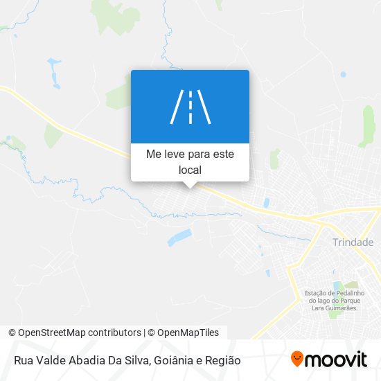 Rua Valde Abadia Da Silva mapa