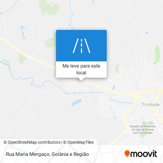 Rua Maria Mergaço mapa