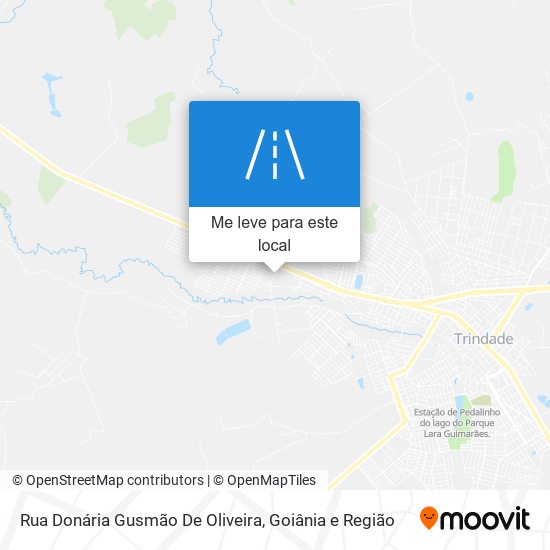 Rua Donária Gusmão De Oliveira mapa