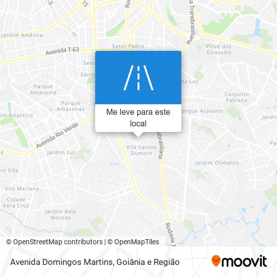 Avenida Domingos Martins mapa