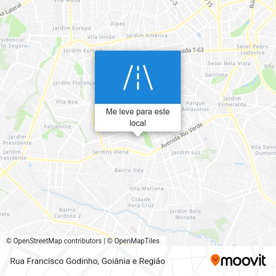 Rua Francisco Godinho mapa