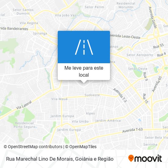 Rua Marechal Lino De Morais mapa