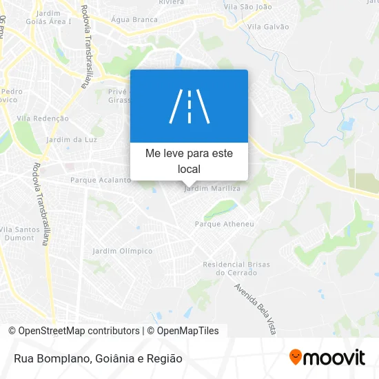 Rua Bomplano mapa
