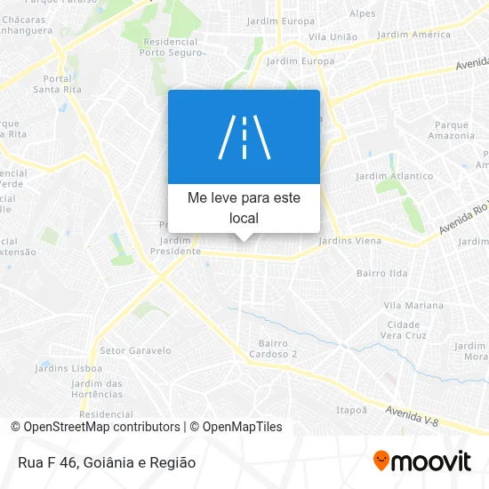 Rua F 46 mapa