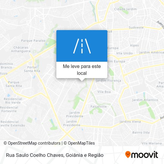 Rua Saulo Coelho Chaves mapa