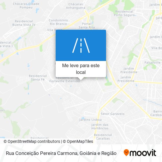 Rua Conceição Pereira Carmona mapa