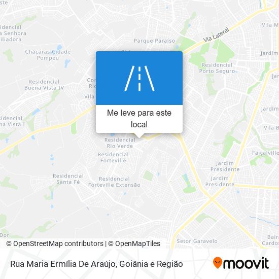 Rua Maria Ermília De Araújo mapa