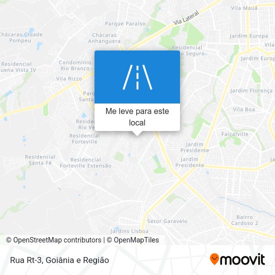 Rua Rt-3 mapa