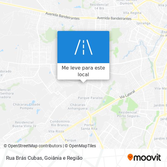 Rua Brás Cubas mapa