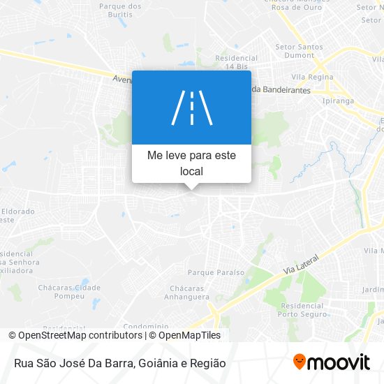 Rua São José Da Barra mapa