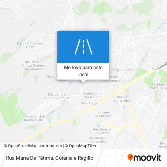 Rua Maria De Fátima mapa