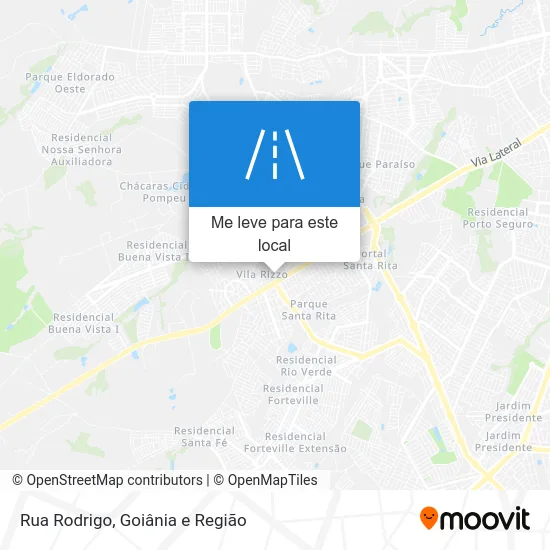 Rua Rodrigo mapa