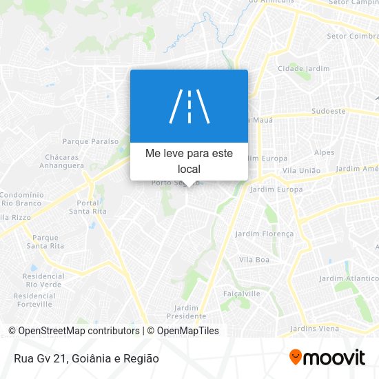 Rua Gv 21 mapa