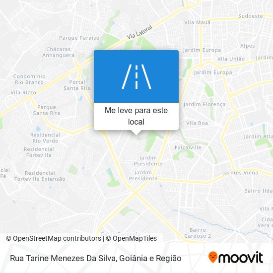 Rua Tarine Menezes Da Silva mapa
