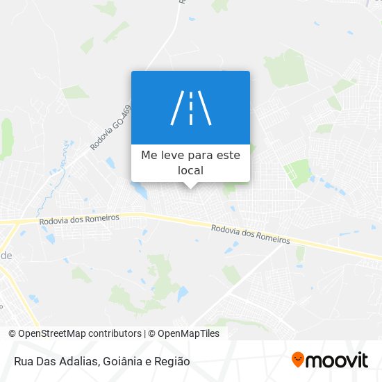 Rua Das Adalias mapa