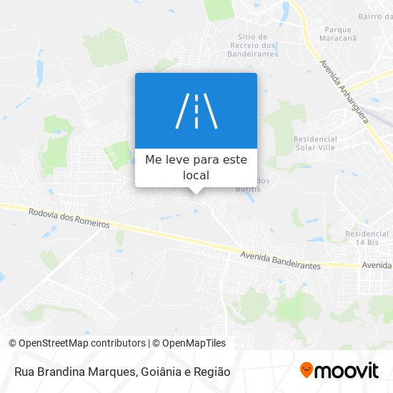 Rua Brandina Marques mapa