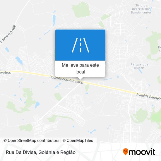 Rua Da Divisa mapa
