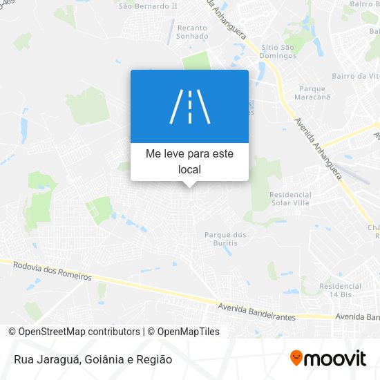 Rua Jaraguá mapa