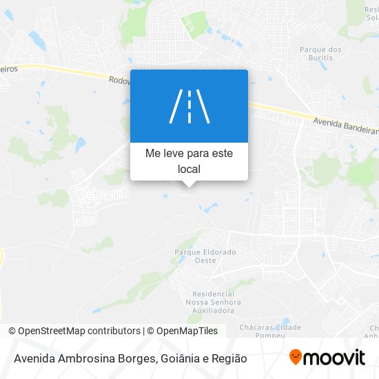 Avenida Ambrosina Borges mapa