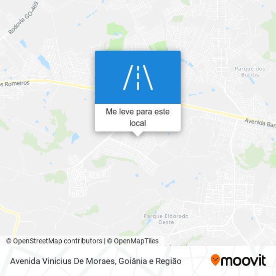 Avenida Vinicius De Moraes mapa