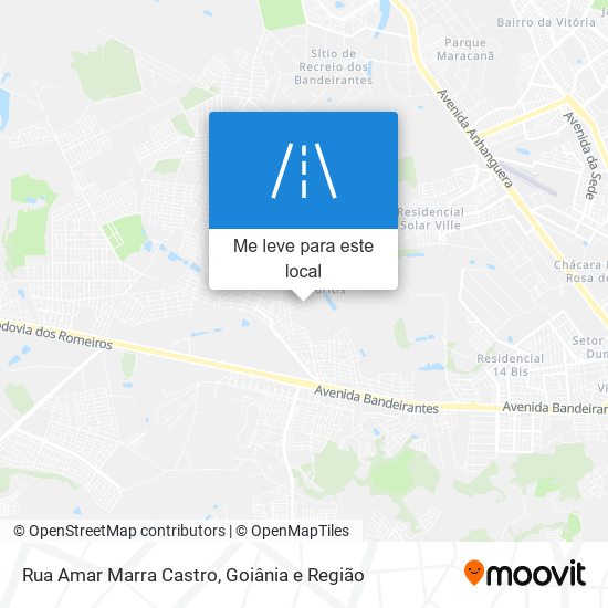 Rua Amar Marra Castro mapa