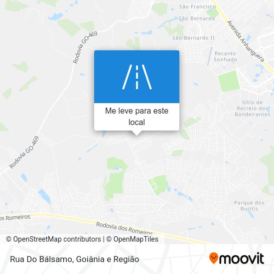 Rua Do Bálsamo mapa