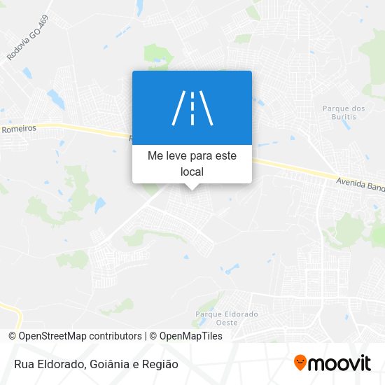 Rua Eldorado mapa