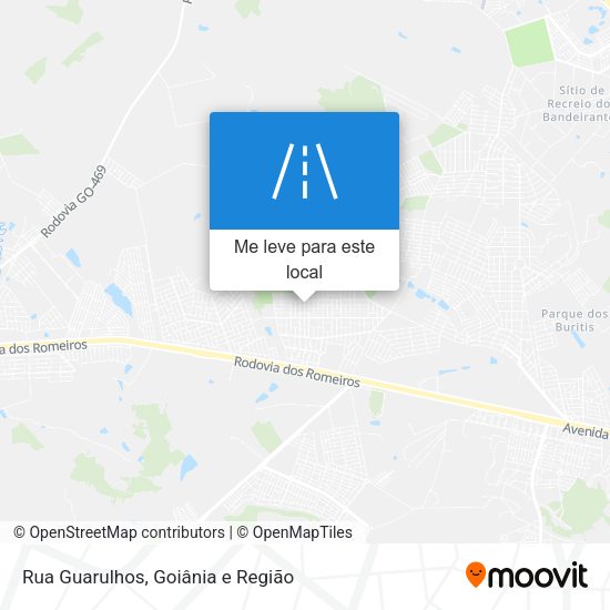 Rua Guarulhos mapa