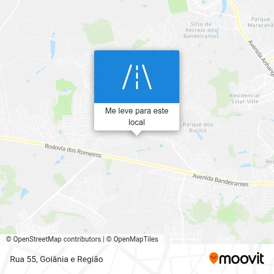 Rua 55 mapa