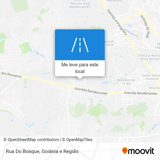 Rua Do Bosque mapa