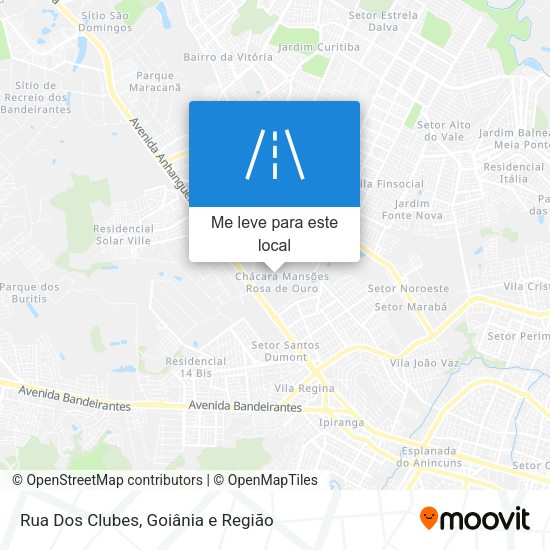 Rua Dos Clubes mapa