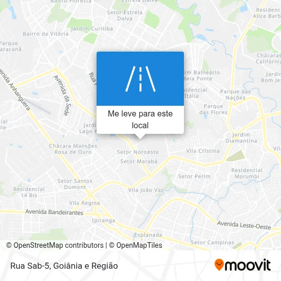 Rua Sab-5 mapa