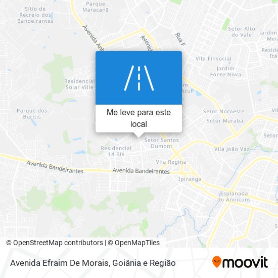 Avenida Efraim De Morais mapa
