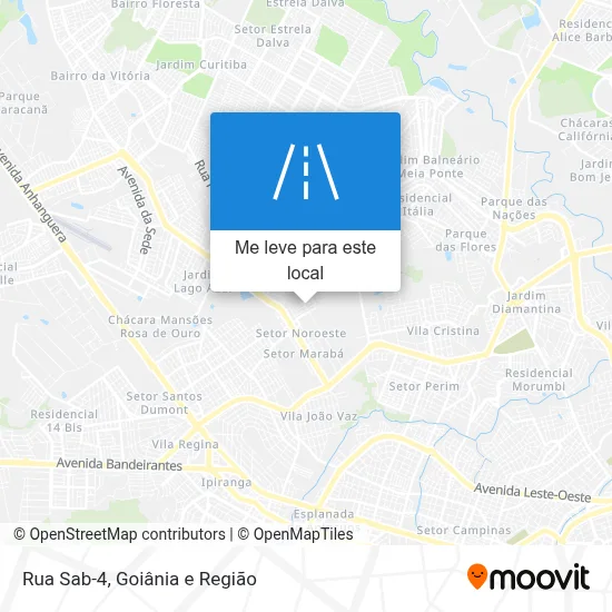 Rua Sab-4 mapa