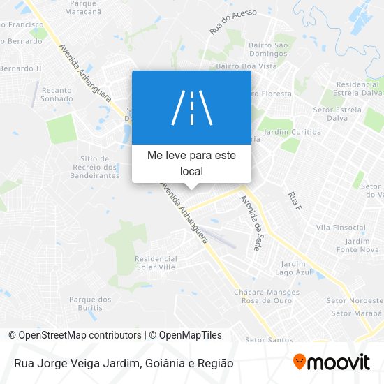 Rua Jorge Veiga Jardim mapa
