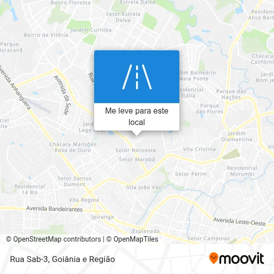 Rua Sab-3 mapa