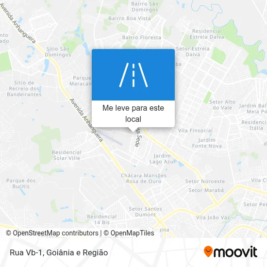 Rua Vb-1 mapa