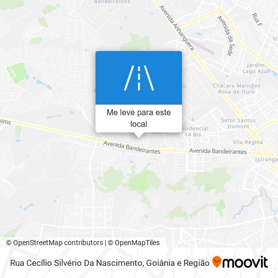 Rua Cecílio Silvério Da Nascimento mapa