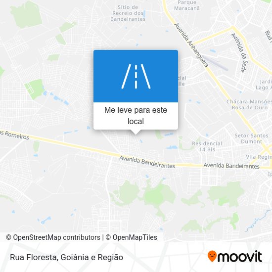 Rua Floresta mapa