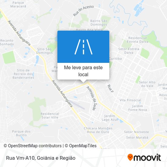 Rua Vm-A10 mapa