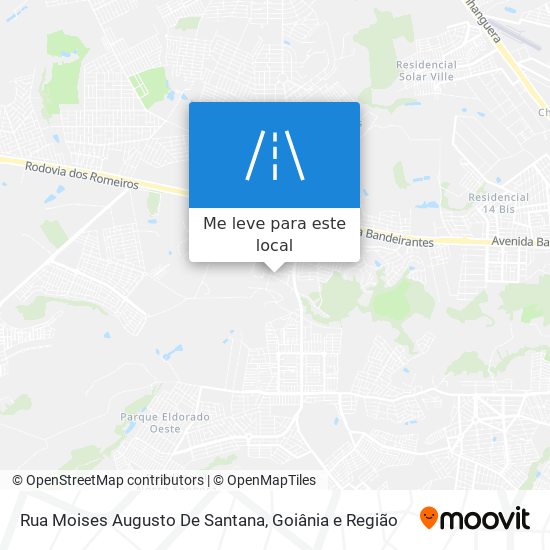 Rua Moises Augusto De Santana mapa