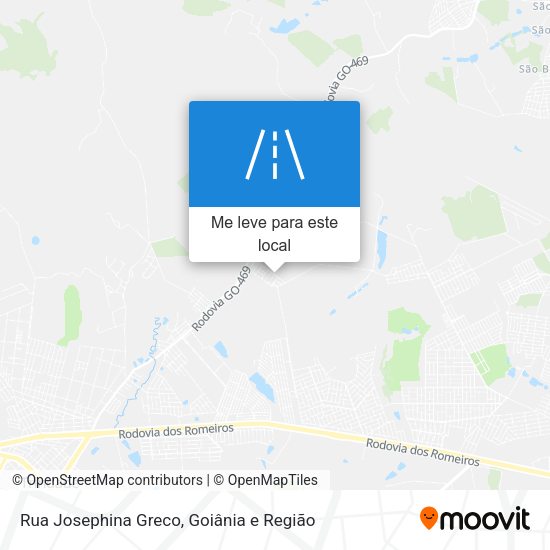 Rua Josephina Greco mapa